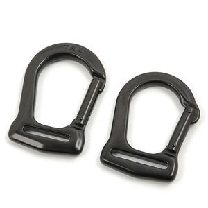 Mousqueton en alliage d'aluminium Trx avec anneau en D, 8,5x5,7 cm, capacité 1000 kg, pour équipement de fitness et entraînement en suspension - Product Image 2