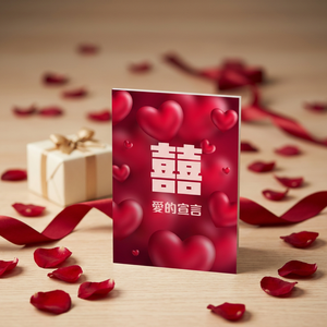 ป้ายต้อนรับงานแต่งงานลายหัวใจกระดาษทนทาน ติดผนัง - Product Image 3