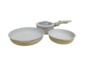 Ensemble d'ustensiles de cuisine multi-tailles 19 pièces avec <span class=keywords><strong>casserole</strong></span> de 18cm Poêle à frire profonde de 26cm Poêle à frire de 24cm et poignée détachable - Product Image 4