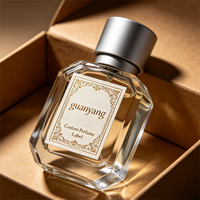 Étiquette de parfum à motif vintage en relief UV, autocollant pour bouteille en papier synthétique imperméable