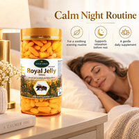 Gélules de Gelée Royale – Complément Alimentaire Nutritionnel pour Adultes – Formule de Gelée Royale – OEM ODM Marque Privée Vente en Gros