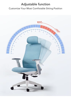 Chaise de bureau pivotante ergonomique en maille moderne à dossier haut personnalisable en vrac, mobilier d'entreprise de luxe pour cadres