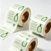 Étiquettes en rouleau personnalisées, résistantes à l'huile et à l'eau, impression couleur, autocollants adhésifs en vinyle pour cosmétiques et huiles essentielles