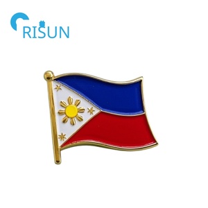 Filipinas recuerdo <span class=keywords><strong>filipino</strong></span> sol bandera solapa Pin imán personalizado esmalte <span class=keywords><strong>filipino</strong></span> Sol y estrellas esmalte emblema Pin insignia - Product Image 3