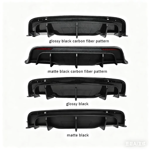 <span class=keywords><strong>Difusor</strong></span> Trasero de Repuesto para Parachoques de Coche, Material ABS de Alta Calidad, Color Negro, para Tesla Model Y, Kit de Carrocería - Product Image 2