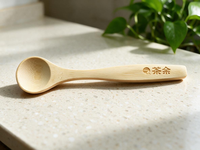 Cuillères en bois jetables avec logo personnalisé, différentes tailles, petites cuillères en bambou pour le miel/le café/l'huile de coco/la soupe