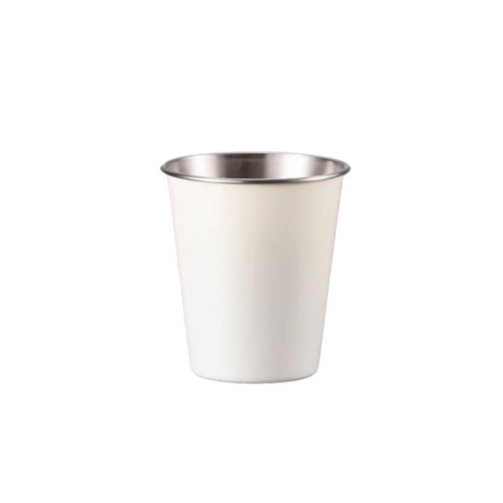 Tasse blanche unie de 200 ml