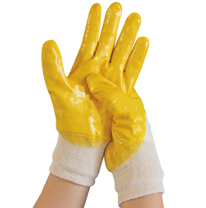 Guantes DE TRABAJO DE SEGURIDAD RECUBIERTOS DE nitrilo sumergidos 3/4 - Product Image 4