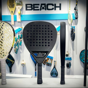 Juego de raquetas de Pádel de fibra de carbono 3K personalizadas, raquetas de Pádel deportivas de tenis de playa con estampado profesional duradero OEM - Product Image 1