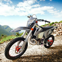 Dua tak 300cc Minimoto balap motor off Road roda besar Trailer sepeda motor Dirt Bike Mini Moto De Cross 2Stroke Dirtbike