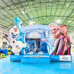 Castillo Inflable <span class=keywords><strong>de</strong></span> <span class=keywords><strong>Frozen</strong></span>, Casa <span class=keywords><strong>de</strong></span> Brinco Inflable, Juguetes <span class=keywords><strong>de</strong></span> <span class=keywords><strong>Frozen</strong></span>, Castillo Hinchable, Ciudad <span class=keywords><strong>de</strong></span> Diversión para Niños - Product Image 2