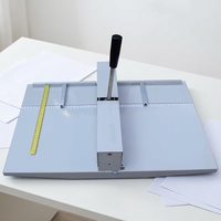 Nouvelle plieuse manuelle de papier A4 double usage avec pliage à points/lignes continues, largeur de travail de 340 mm, capacité de production de 50 m/min, ZEQUAN