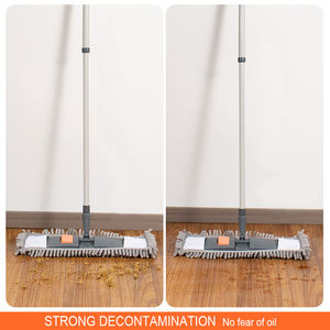 ערכת אבק מיקרופייבר עם ידית ארוכה רטובות ויבשות לכידת שיער לחיות מחמד ואבק רב תכליתי עבור רצפות עץ - Product Image 5