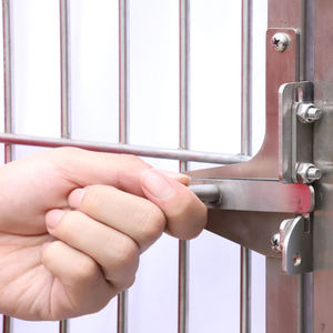 Kandang Anjing Walk-in Kustom, Kandang Anjing Luar Ruangan, Kandang Anjing Walk-in dari Baja Anti Karat, Kandang Anjing Ukuran Besar - Product Image 5