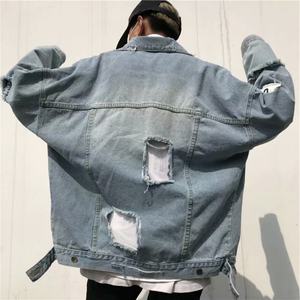 Chaqueta de Mezclilla Personalizada con Logotipo de Marca de Alta Calidad OEM, Chaqueta de Mezclilla para Hombre al por Mayor de Fábrica - Product Image 4