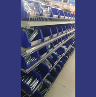 Contenedor de Almacenamiento Industrial de Plástico Resistente, Antiestático, ESD Seguro, Ahorra Espacio, Duradero, de Alta Calidad para Logística