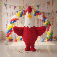 Costumes gonflables pour adultes, costumes de cosplay d'Halloween, mascottes gonflables, coq