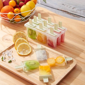 Molde para helados DIY, paquete de 9, vertical, fácil de desmoldar, para uso doméstico, para hacer paletas de verano, apto para congelador y lavavajillas - Product Image 2