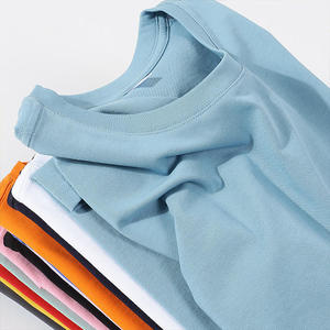 Premium 210gsm Heavyweight Combed Compact Siro-spun 100% Cotton Crewneck <b>T</b>-<b>shirt</b> Unisex <b>Plain</b> Custom Printing & Embroidery - Product Image 4