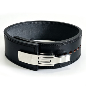 Adjustable Customized Cowhide Leather <b>Belt</b> Weightlifting <b>Powerlifting</b> Lifting Durable Fitness <b>Belt</b> with Logo - Product Image 4