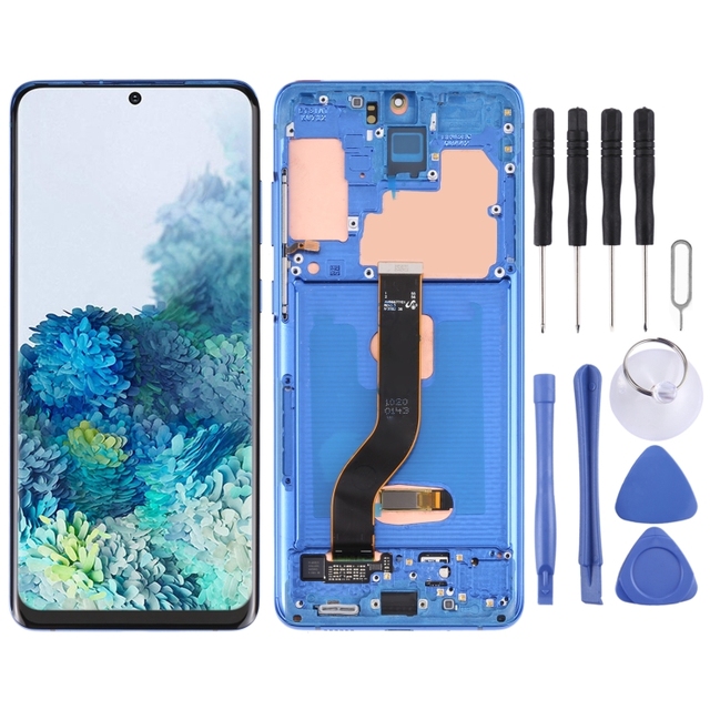 Wholesale Hot Style Original Super AMOLED LCD Screen for Samsung Galaxy S20+ 5G SM-G986B/G985 Digitizer Full Assembly with Frame