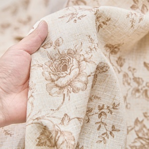 Tende Stampate Artigianali JINCHAN Amélie, Drappeggi Floreali in Polilino Sostenibile, Trattamento Professionale Personalizzabile per Finestre - Product Image 3