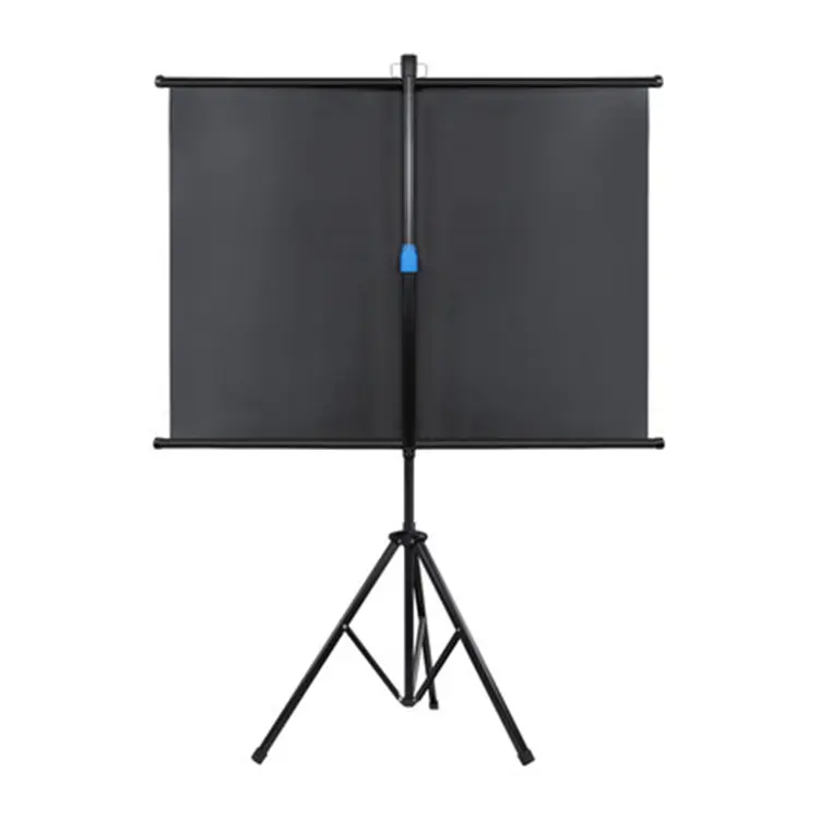 Floor Bracket Foldable Stand Tripod Home School Theatre In Ceiling Projector Screen