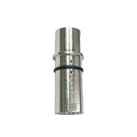 Borne de connexion double extrémité en cuivre plaqué argent anti-corrosion de 12,0 mm, contact à ressort pour faisceau de câblage automobile