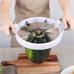 ANJUKE Trancheuse de pastèque en acier inoxydable durable Cutter Server Corer <span class=keywords><strong>Gadgets</strong></span> de cuisine - Product Image 4