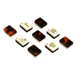 Fashionable Premium Acrylic Cloisonne Inspired Luxury Style 160 Tiles American Mahjong for Collectors and Players - Product Image 3