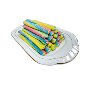 Permen Jeli Nanas Rasa Buah Asam Manis - Tekstur Lembut Bentuk Batang Multi-Warna Kemasan Besar untuk Distributor yang Sadar Kesehatan - Product Image 1