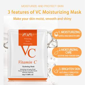 Produits de soin de la peau ZOZU, hydratant, contrôle du sébum, pour améliorer la peau sèche, carence en vitamine C, masque - Product Image 3
