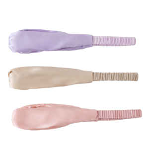 Vente en gros de bandeaux élastiques personnalisés en soie de mûrier 100% pour femmes - Product Image 1