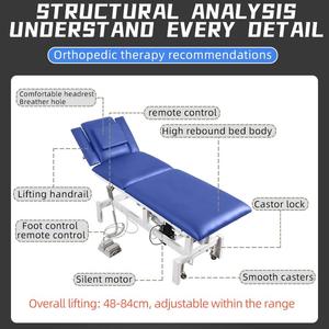 Portable <span class=keywords><strong>électrique</strong></span> SPA examen canapé <span class=keywords><strong>lit</strong></span> hauteur réglable pour chiropratique physiothérapie hôtels gymnases chambres en plein air - Product Image 2