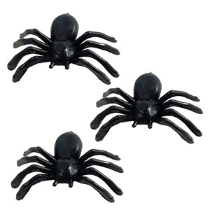 Plastic Black Spider Simulation Little Spider Mini Little Spider Halloween Decoration Accessories Spider Toy Decorations - Product Image 5