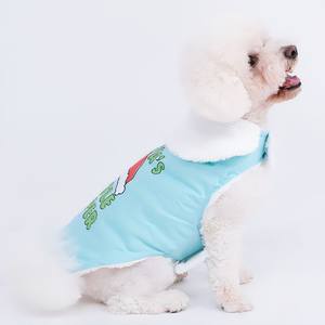 เสื้อโค้ทสุนัขขนแกะมีคอปกและแผ่นแปะท้อง-ให้ความอบอุ่นสำหรับฤดูใบไม้ร่วง/ฤดูหนาว - Product Image 4