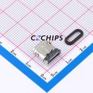 GT-USB-9020A USB Connector Through hole Component (THT) Connector Type-C USB 3.0 Female Horizontal Mount - Product Image 2