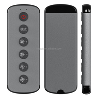 Télécommande universelle en aluminium à 6 touches, contrôle vocal, portée de 20 m, entièrement compatible avec toutes les marques de téléviseurs, climatiseurs, audio