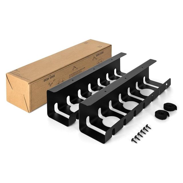 Custom Under Desk Under Table Cable Management Tray U Channel Desk Wire Management Cable Organizer