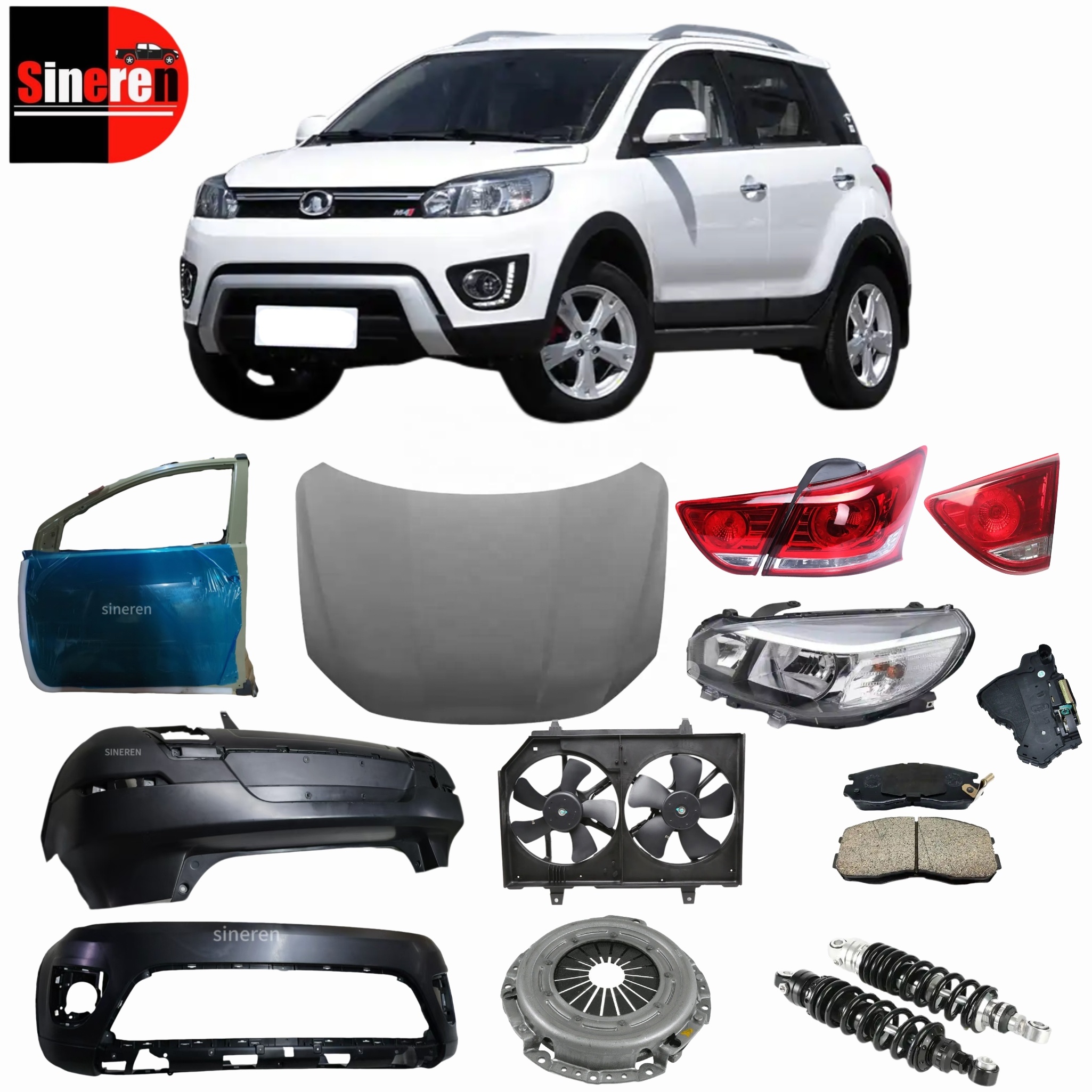 SINEREN Chinese Car Auto REAR BUMPER 2804701XS56XA Spare