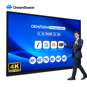 หน้าจออัจฉริยะแบบอินเทอร์แอคทีฟ Dreamsource ขนาด 75 นิ้ว สำหรับสำนักงานและโรงเรียน กระดานไวท์บอร์ดอิเล็กทรอนิกส์ - Product Image 5
