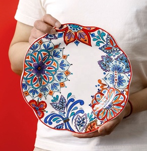 Factory Wholesale Hand-painted Ceramic Plates Bowls and Tableware Sets - Product Image 5