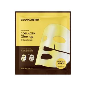 Eqqualberry Masque hydrogel coréen au COLLAGEN GLOW up pour une peau éclatante - Product Image 1
