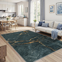 Tapis de cuisine antidérapant pour animaux domestiques, imprimé sur mesure, à poils ras, avec support en TPR, lavable en machine, tapis touffeté fin fabriqué à la machine