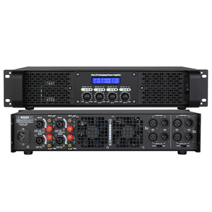 Amplificateur de puissance professionnel quatre canaux 1400W, équipement audio stéréo de scène, montage sur étagère - Product Image 1