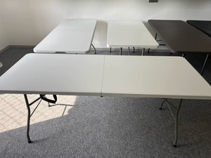Tavolo Pieghevole <span class=keywords><strong>in</strong></span> <span class=keywords><strong>Plastica</strong></span> HDPE di Alta Qualità <span class=keywords><strong>per</strong></span> Eventi all'Aperto, Stile Americano - Product Image 5
