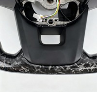 Volant sport en fibre de carbone forgée pour Hilux/Fortuner/Camry/Land Cruiser/Corolla/Hiace/GT86/Mark X/Prado/Supra