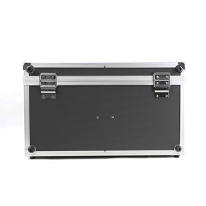Mallette de rangement en aluminium de grande capacité personnalisée pour 2 rangées de CD, 200 pièces, étuis en aluminium pour disques vinyles et albums LP - Product Image 4