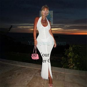 Vestido <span class=keywords><strong>de</strong></span> Noche Sexy <span class=keywords><strong>de</strong></span> Malla Transparente con Diamantes para Mujer, Ideal para Fiestas y Discotecas - Product Image 4