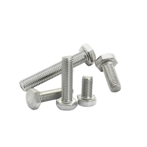 Tuercas y Pernos de Acero Inoxidable, Acero al Carbono Liso Mecanizado, Estándar ISO Clase 6, para Fijación Industrial, Rosca Completa - Product Image 1